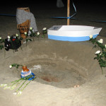 Yemanya-Fest am Strand in Brasilien