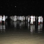 Yemanya-Fest am Strand in Brasilien